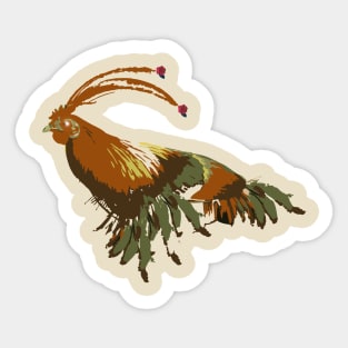 Bird of Paradice T shirt Sticker